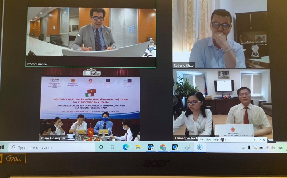 Strengthening cooperation in many fields between Vinh Phuc and Italian region